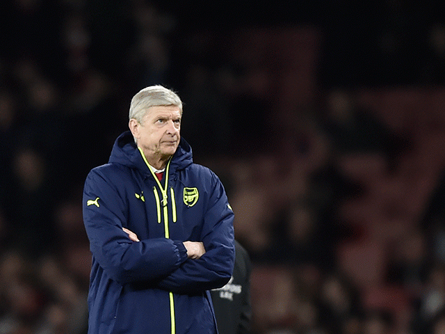 Looking to the heavens - Arsene Wenger is in a dark place with his Arsenal team right now