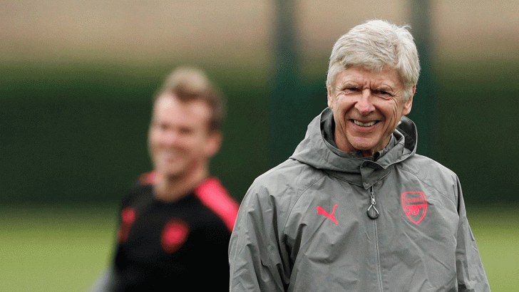 Will Arsene Wenger still be smiling after Arsenal's match with Southampton?