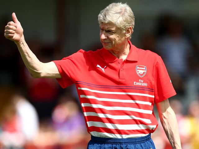 Will it be a thumbs up from Arsene Wenger after Arsenal's clash with Southampton?