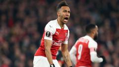 Pierre-Emerick Aubameyang playing for Arsenal