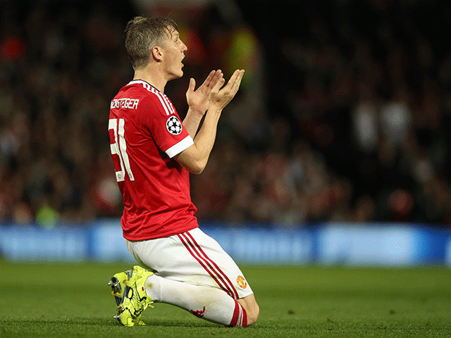 Bastian Schweinsteiger has been exposed at times in the Premier League 