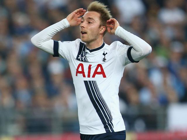 Christian Eriksen, one of the key players rested in midweek, will be back for Sunday's crucial clash