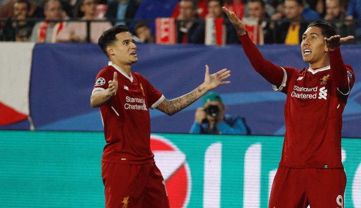Liverpool's two Brazilians contributed three goals at Brighton