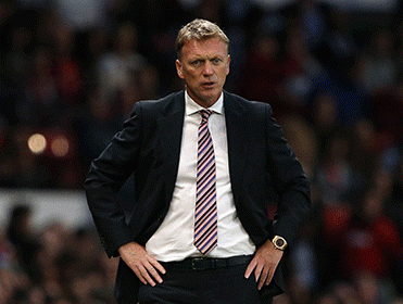 It was another awful night for Man United boss David Moyes