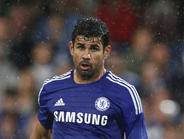 Diego Costa notched his 13th goal of the season against West Ham
