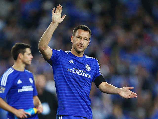 Terry received a red card at The Hawthorns 