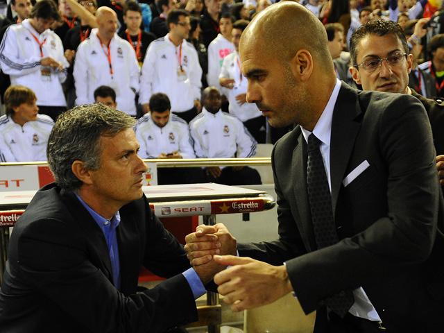 Jose Mourinho and Pep Guardiola have won four Champions Leagues and a UEFA Cup between them