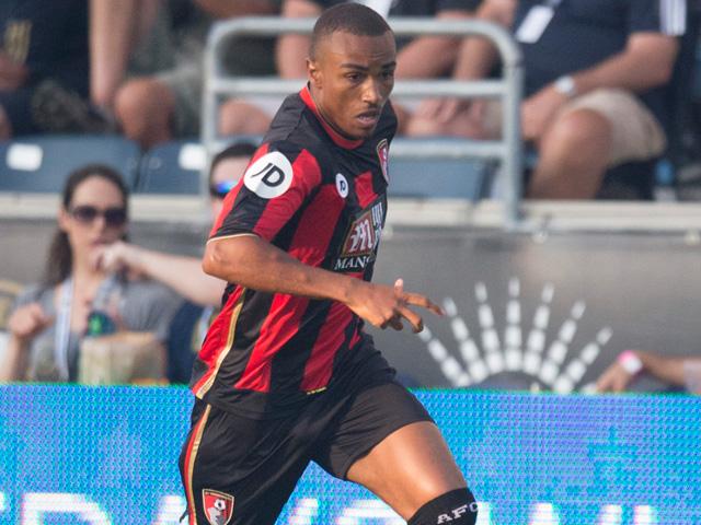 Junior Stanislas scored twice for Bournemouth at home to Everton