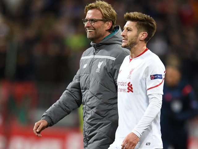 Liverpool midfielder Adam Lallana will be reunited with former Southampton teammates