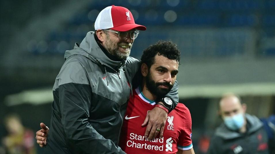 Liverpool duo - Jurgen Klopp and Mohamed Salah