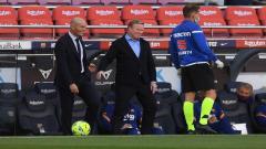 Zinedine Zidane (left) and Ronald Koeman