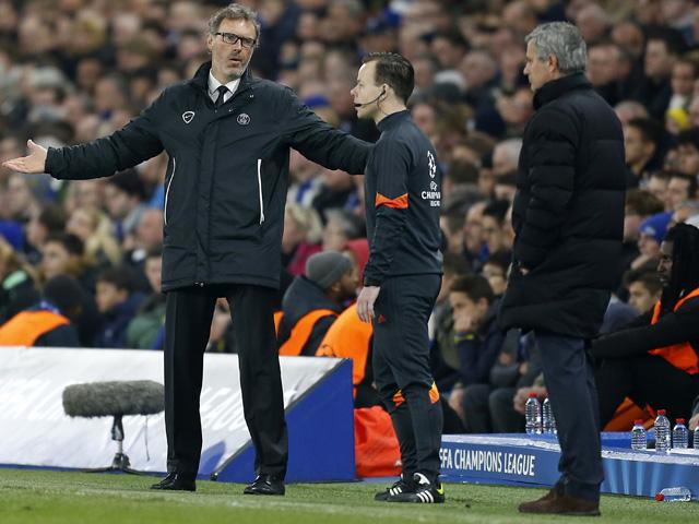 Laurent Blanc got the better of Jose Mourinho in their last Champions League double header