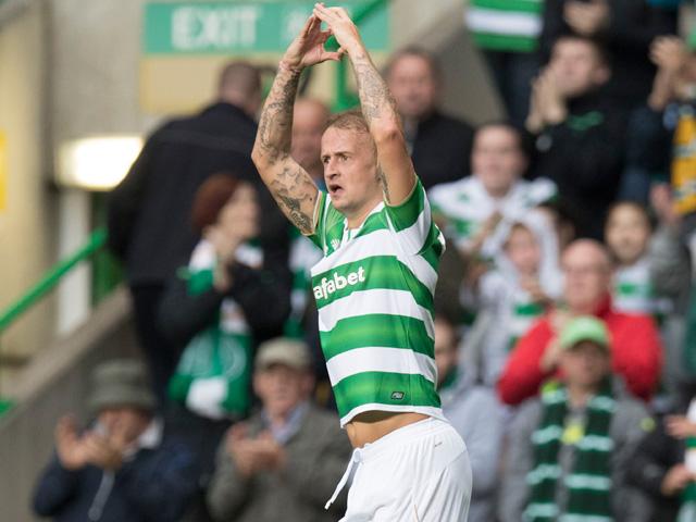 Leigh Griffiths has scored in each of the most recent three Celtic Champions League games