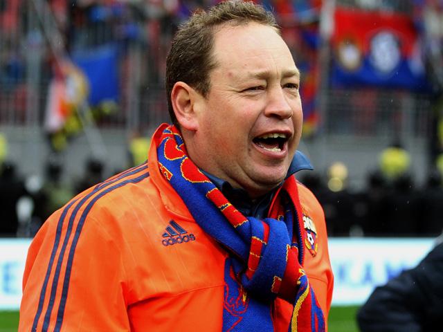 Will Leonid Slutsky be smiling after CSKA Moscow's match with Bayer Leverkusen?