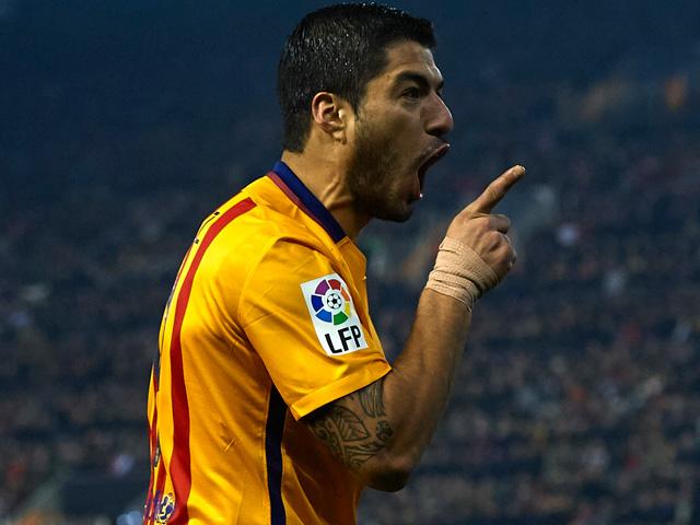 Luis Suarez has scored in a positively Jamie Vardy-esque eight successive Barcelona appearances