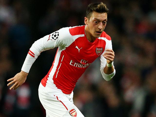 Mesut Ozil has been in stunning form for Arsenal this season