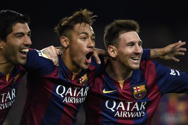 Barcelona's South American Three have scored 120 goals between them this season