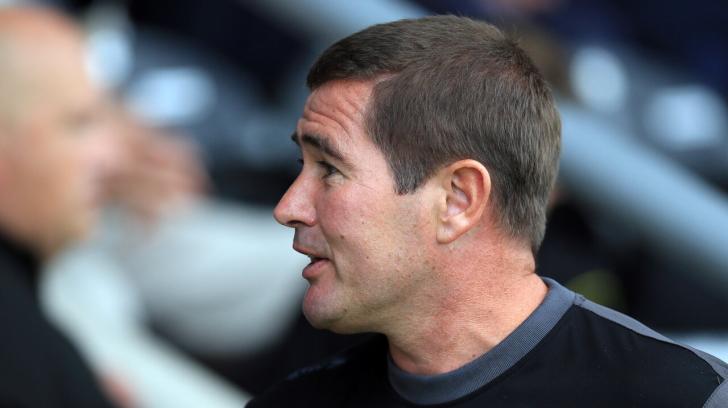 Nigel Clough, the Mansfield manager