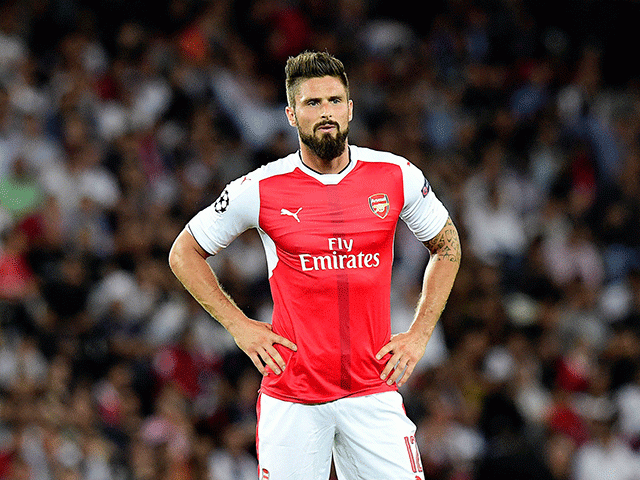 Arsenal will need Olivier Giroud to be on form with a good win needed in Greece 