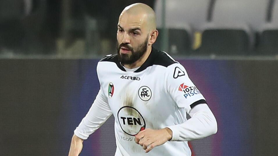 Spezia forward Riccardo Saponara