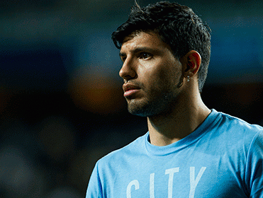 Can Sergio Aguero add to his tally when Manchester City face Manchester United?