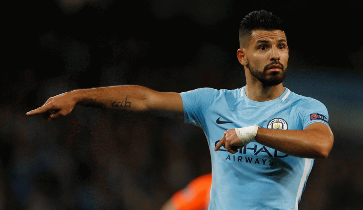 Can club record goalscorer Sergio Aguero add to his tally against Man City on Sunday