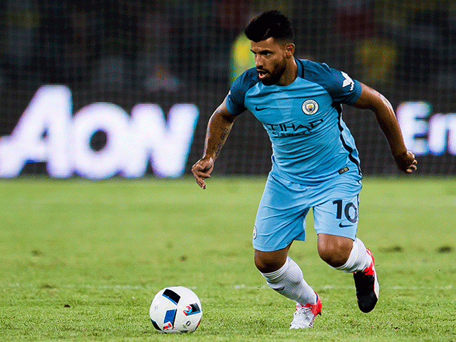 Segio Aguero looks set to be rested for Man City's second leg tie