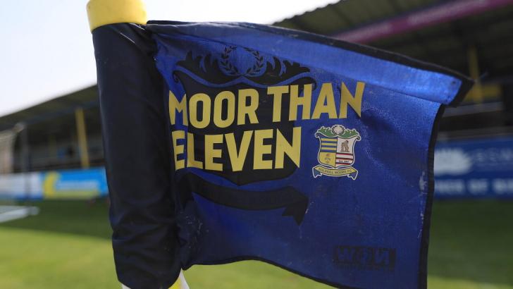 The Solihull Moors match day corner flag