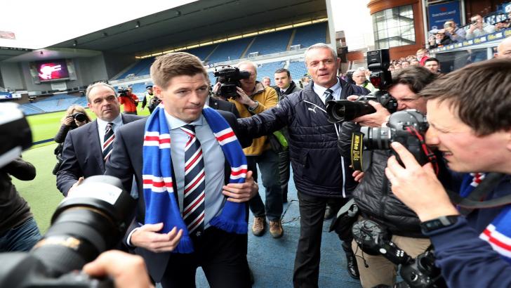 Glasgow Rangers manager - Steven Gerrard
