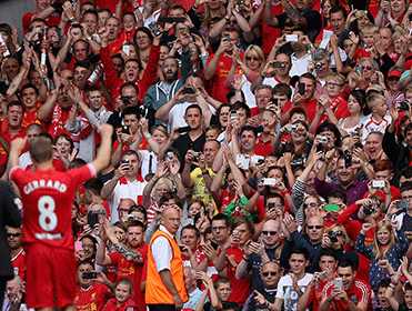 Liverpool's saviour - Gerrard scored an injury-time penalty