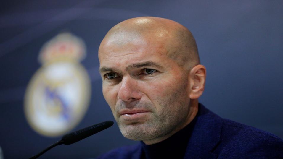 Real Madrid manager Zinedine Zidane.