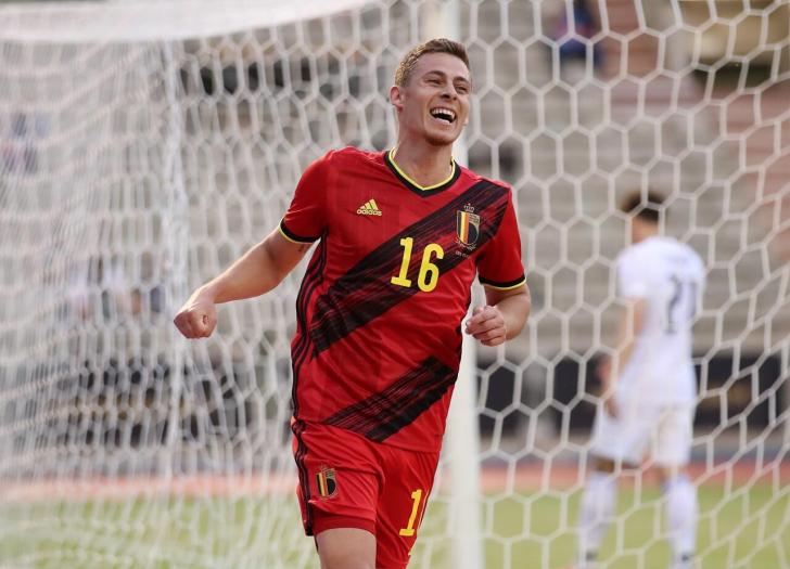 Belgium forward Thorgan Hazard
