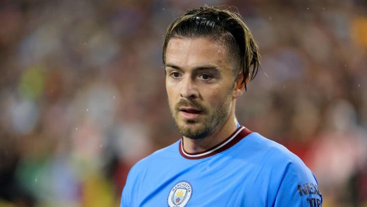 Jack Grealish playing for Manchester City