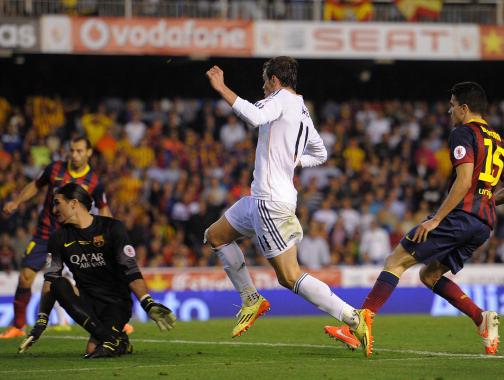 Gareth Bale scored a superb goal to win the Copa del Rey