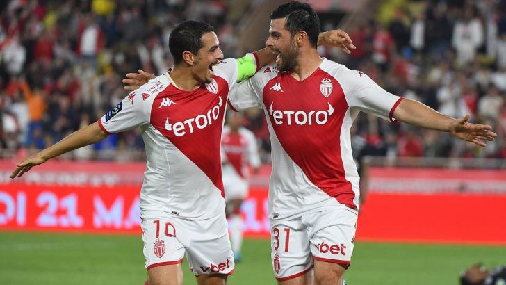 France and Monaco striker Wissam Ben Yedder and Germany and Monaco striker Kevin Volland