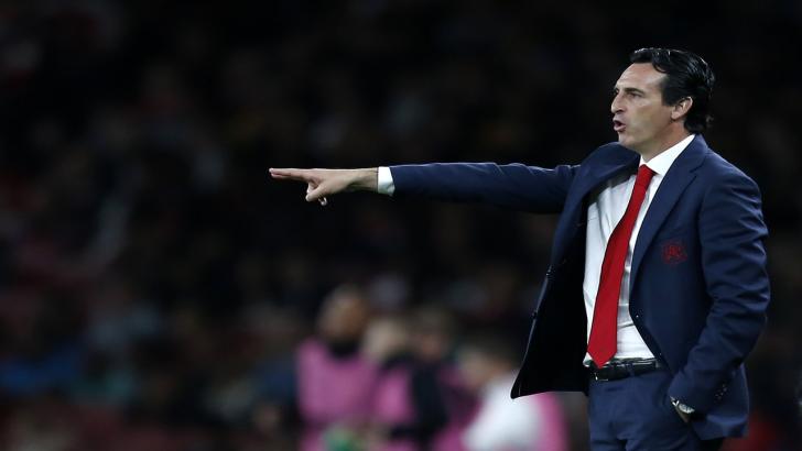 Arsenal manager Unai Emery.