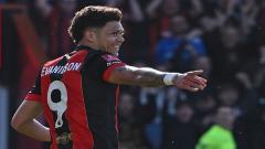 Evanilson celebrates scoring for Bournemouth