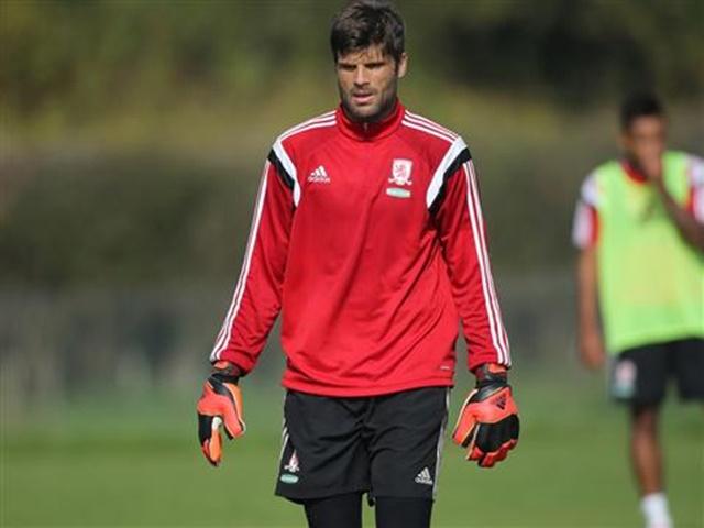 Boro's Dimi Konstantopoulos has kept nine Championship clean sheets in a row