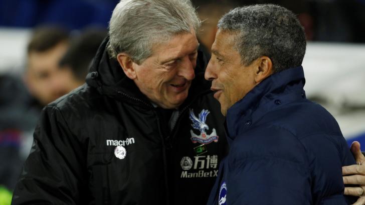 Roy Hodgson and Chris Hughton will go head-to-head in Monday's M23 derby