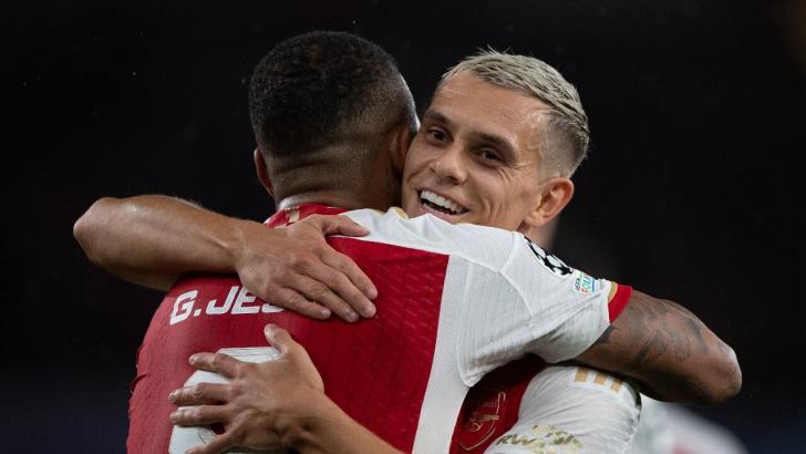 Gabriel Jesus and Leandro Trossard