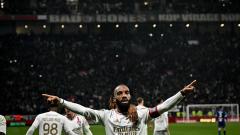Lyon striker Alexandre Lacazette