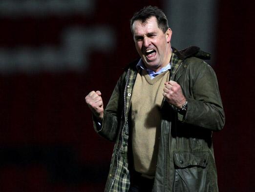 Martin Allen will be wanting to do this after facing Blackpool on Saturday