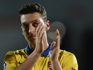 Mesut Ozil put in a breathtaking performance for Arsenal