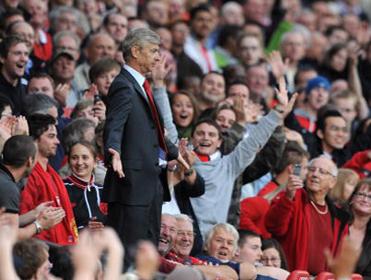Arsene Wenger and friends