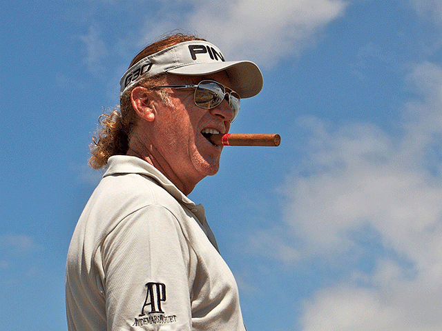 Can Miguel Angel Jimenez go close for Mike? 