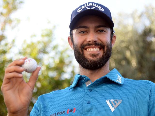 Adam Hadwin is leading after three rounds and is favourite to win in California