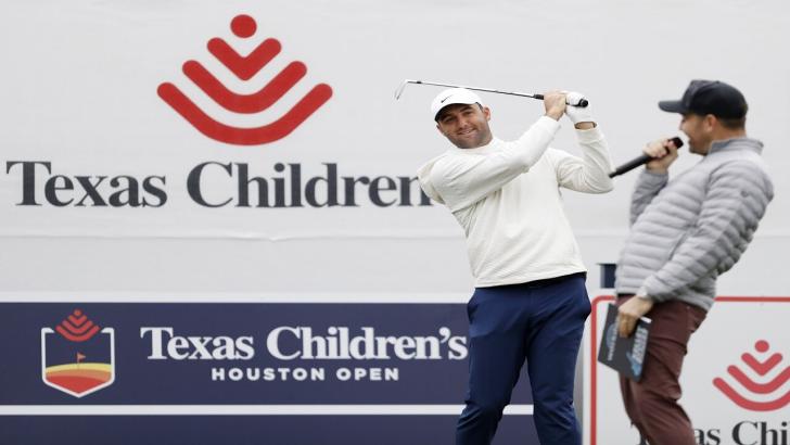 Scottie Scheffler at the Houston Open 2024