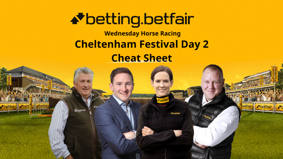 Cheltenham Festival Wednesday Cheat Sheet: Day two tips