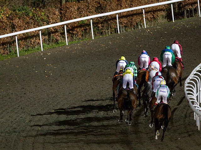 There is all-weather racing from Kempton on Wednesday evening