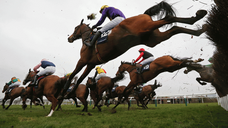 There is jumps racing from Huntingdon on Tuesday evening